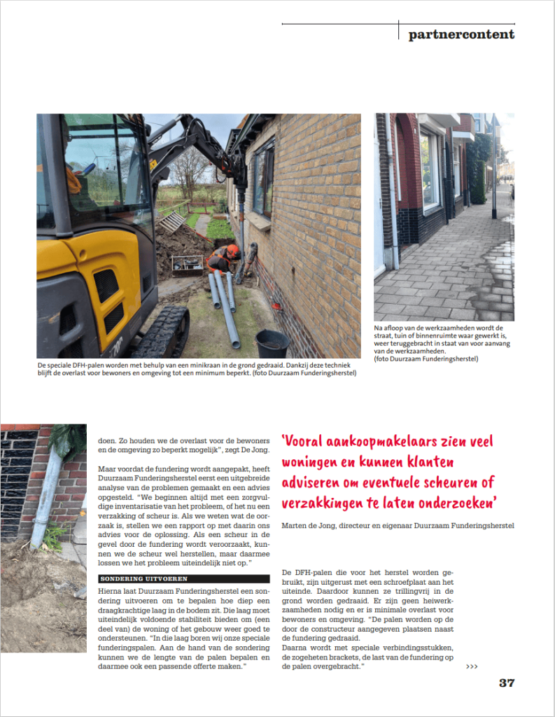 Artikel in vastgoed pagina 2